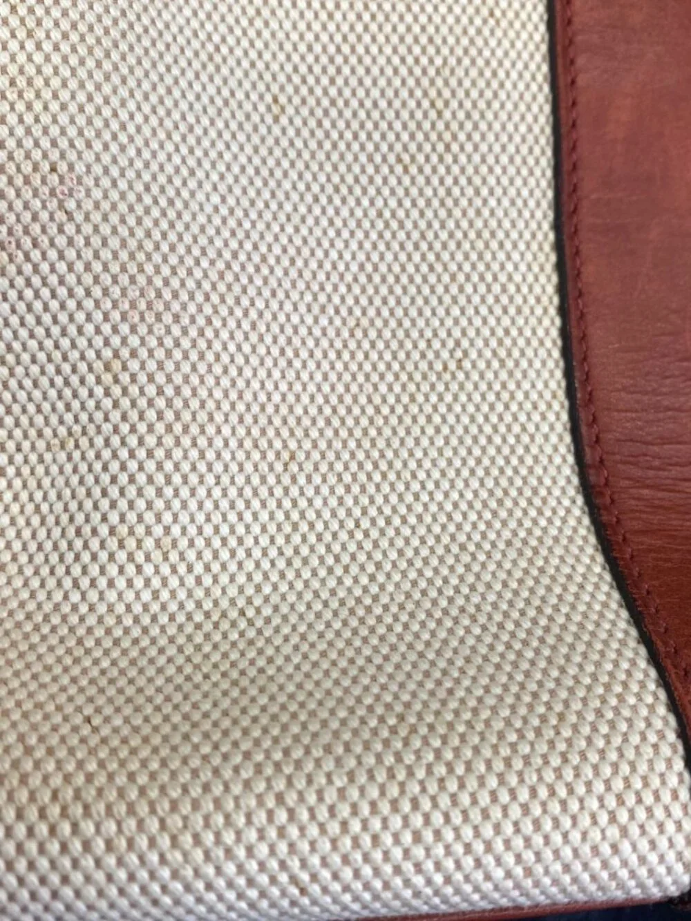 Hermes Handbag Fourre Tout PM Half Leather Tote Travel Business - Picture 11 of 12